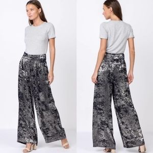 NWT Current Air Velvet Wide Leg Trousers